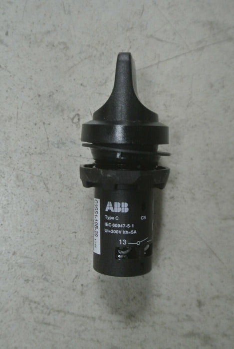 New ABB C3SS1-10B-20 3 Position Knob Type Selector Switch 2 Pieces