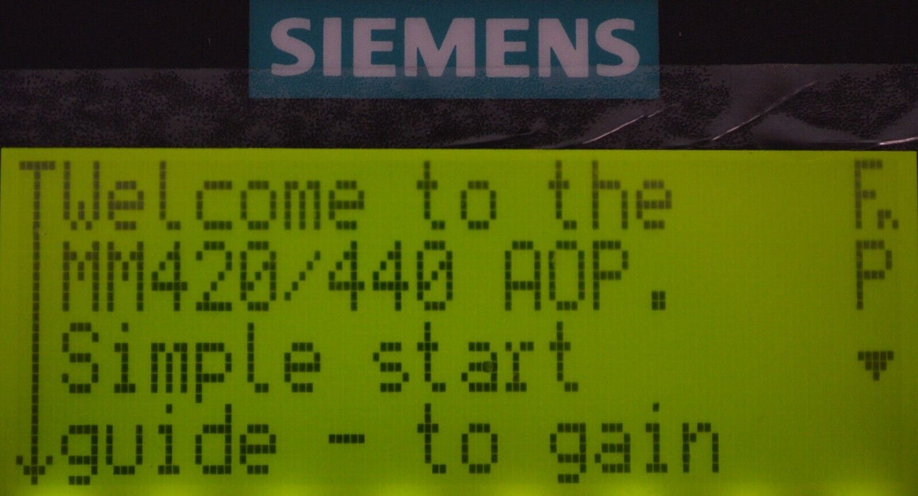 Siemens Micromaster 440 6SE6440-2UC31-1DA1 Tested Good