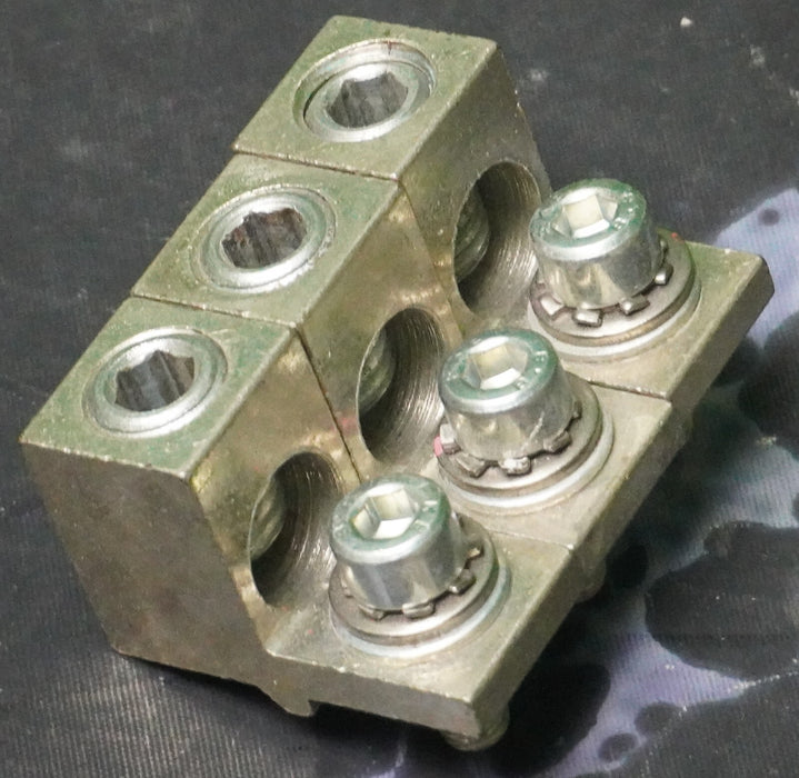 (3) ILSCO TA-300 D3379 Aluminum Mechanical Lug 300MCM-6 CU9