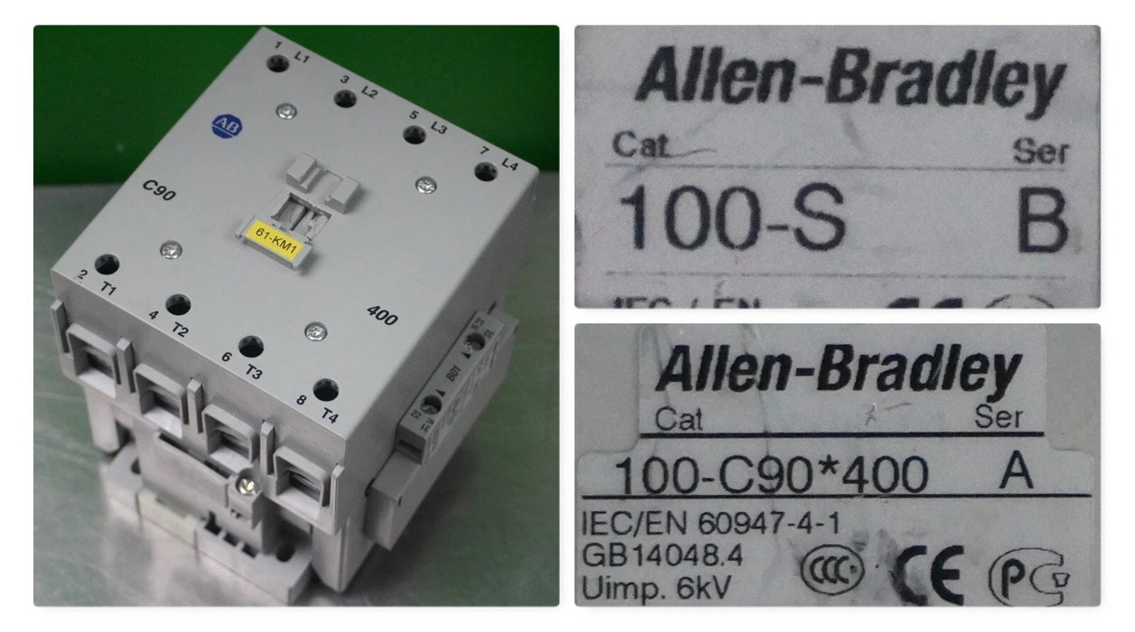 Allen Bradley 100-C90*400 Contactor, For Parts/ Repair