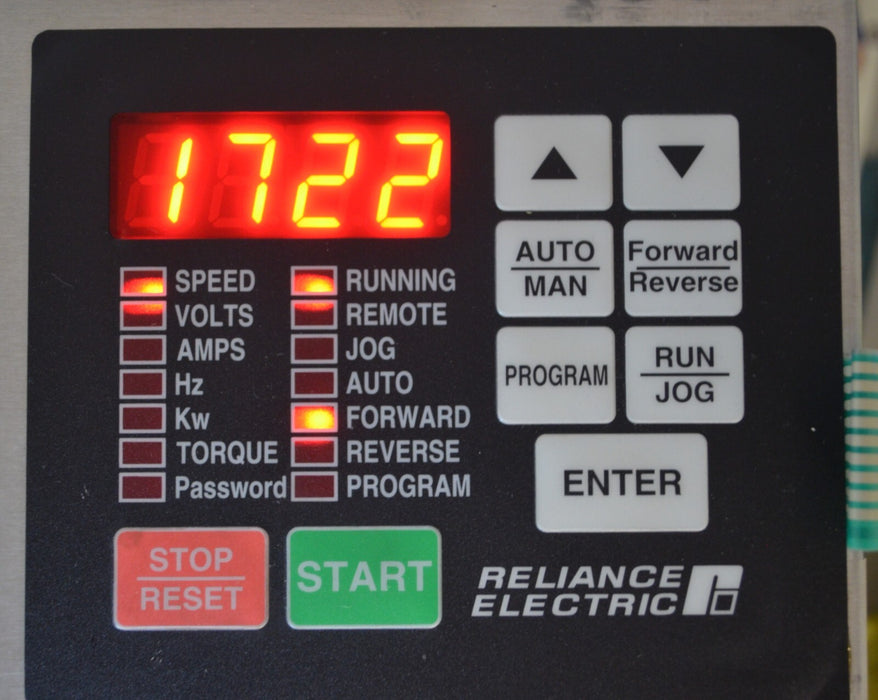 Reliance Electric GV3000/SE Vector 3 HP 3V4160 VER. 6.06 AC Inverter (No Cover)