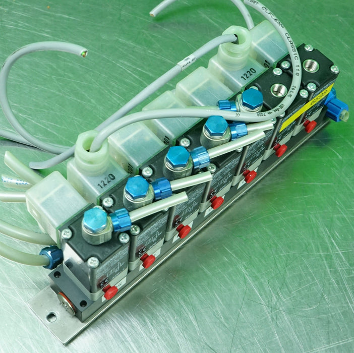 GEMO VALVE BANK WITH 7 VALVES 3-CH-6343, TYPE 326-1