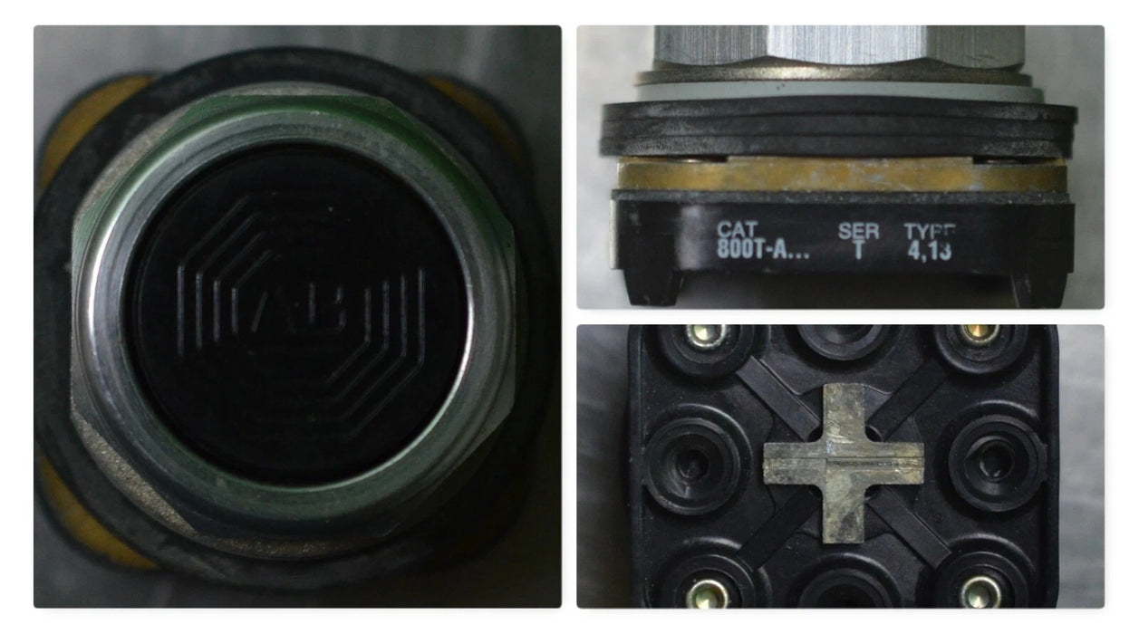 Allen Bradley 800T-A Series T Black Push Button