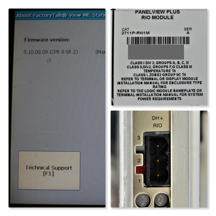 2013 Allen-Bradley 2711P-RN1M Series A PanelView Plus Communications Module