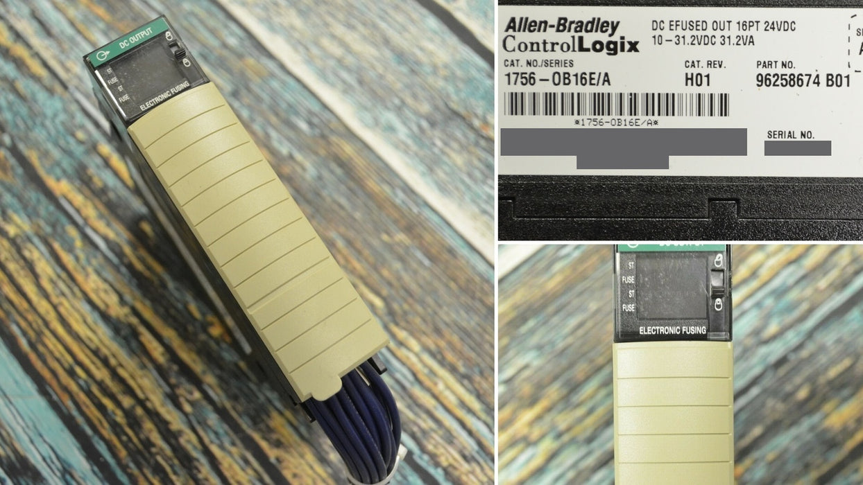 Allen-Bradley ControlLogix 1756-0B16E/A, 96258674 B01, H01 Series A. 2.4