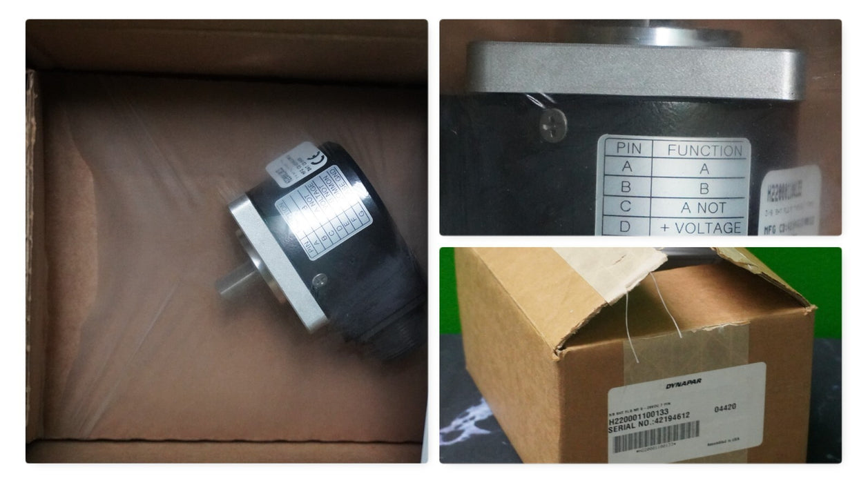 New DYNAPAR H220001100133 / H220001100133 3/8 SHT FLG MT 5-26VDC 7 Pin*