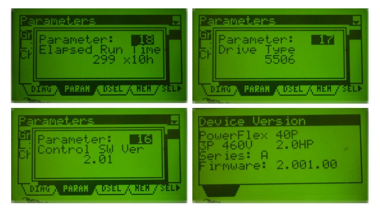 Allen-Bradley 22D-D4P0N104 PowerFlex 40P 2 HP Series A Tested Good