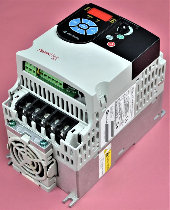 Allen-Bradley 22F-D6P0N103 PowerFlex 4M 3HP FRN 2.02 Tested Good Broke Mtg Foot
