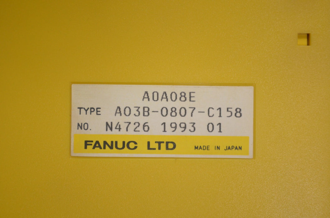 Fanuc I/O Output Module A03B-0807-C158/ A03B0807C158/ A0A08E Missing Door