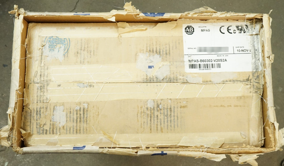New Open Box Allen-Bradley MPAS-B60302-V20S2A LIN STG CVR 82091985072