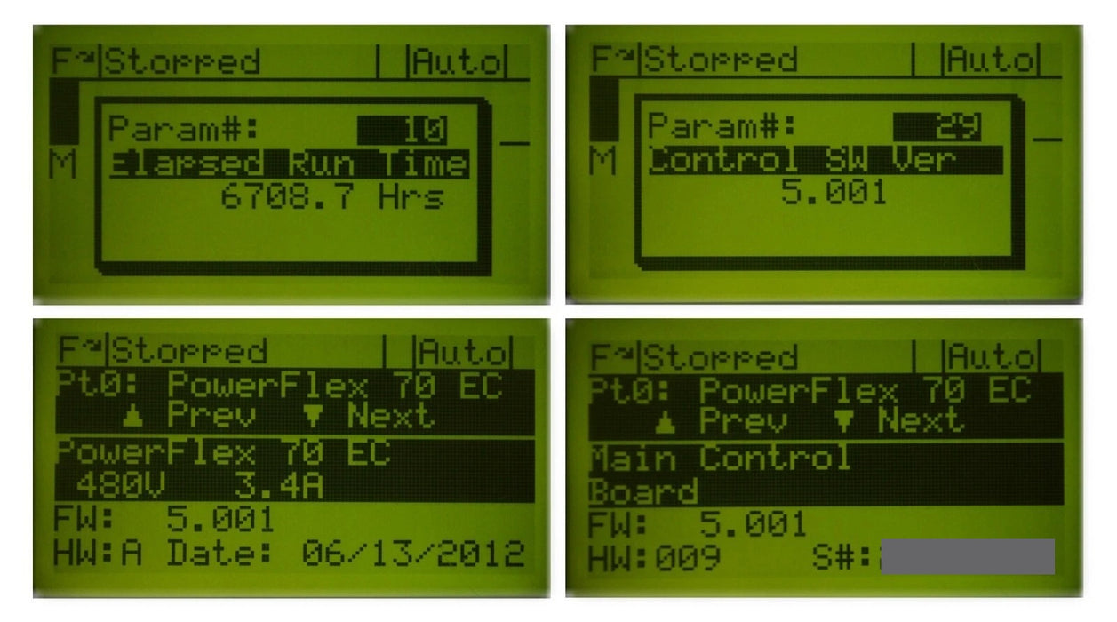 Allen-Bradley PowerFlex 70 2 HP 20AD3P4A3AYNNNC0 480 VAC Tested Clean