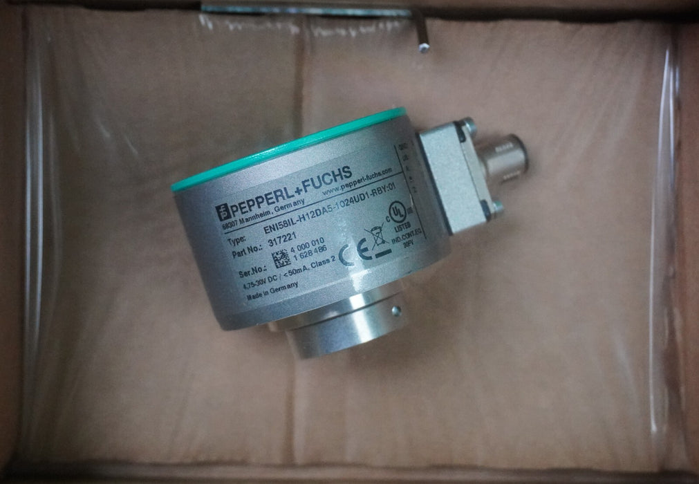 New Pepperl+Fuchs ENI58IL-H12DA5-1024UD1-RBY:01 Photoelectric Rotary Encoder