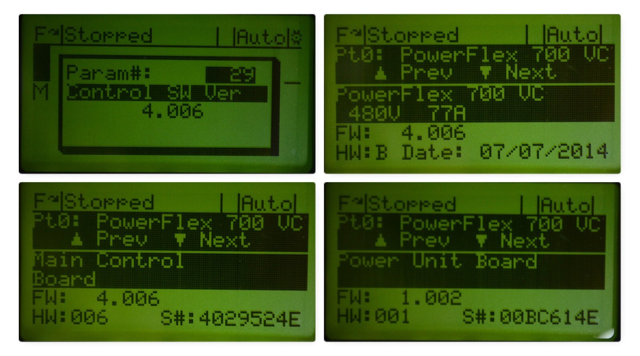 Allen-Bradley 20BC085A0AYNANC0 PowerFlex 700 60HP Series B FRN 4.006