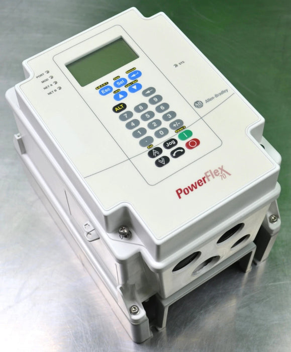 Low Hours 20AE0P9C3AYNNNC0 Allen-Bradley PowerFlex 70 0.5 HP 600 VAC Tested Good