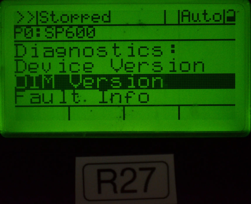 Reliance Electric RE1LCD A Keypad FRN:2.003 Tested Good R27