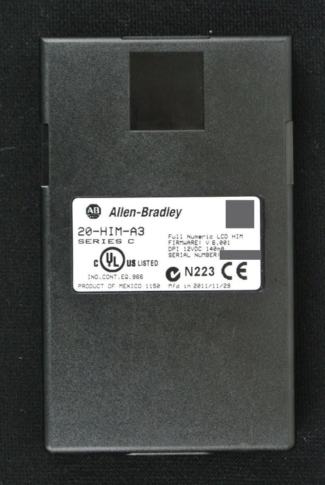 Allen-Bradley 20-HIM-A3 PowerFlex HMI Series C Full Numeric V6.001 Tested Good
