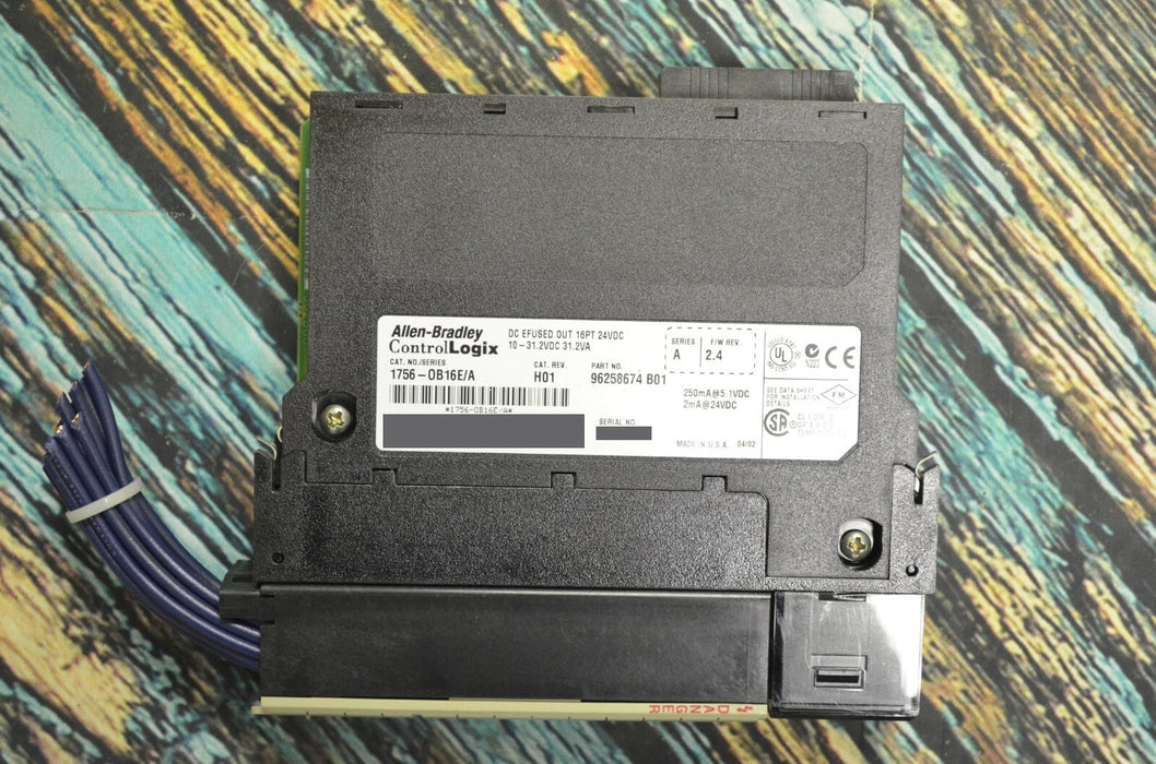 Allen-Bradley ControlLogix 1756-0B16E/A, 96258674 B01, H01 Series A. 2.4