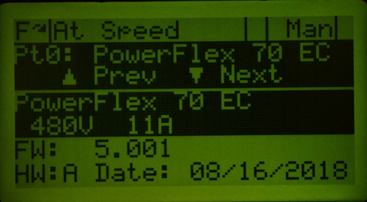 Allen Bradley PowerFlex 70 7.5HP 20AD011A3AYNANC0 480VAC Tested FRN:5.001