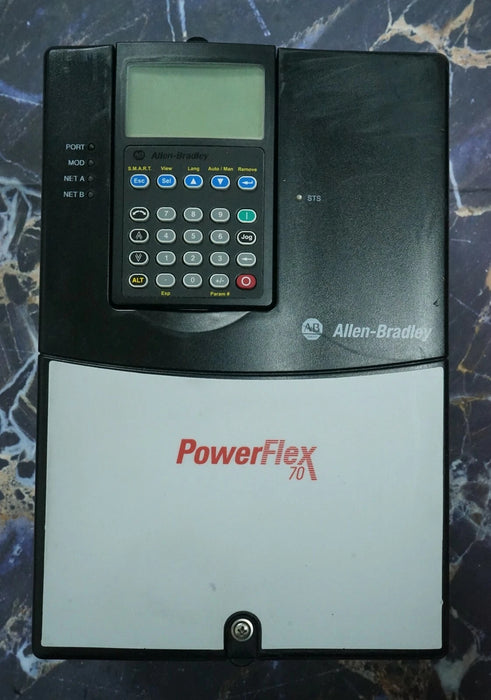 Allen-Bradley 20AD014A3AYNANC0 PowerFlex 70 10HP 480 VAC FRN:2.001 Tested Good