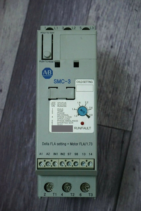 Allen Bradley SMC-3 150-C3NBR Smart Motor Controller Series A 3 Phase FRN 2.10