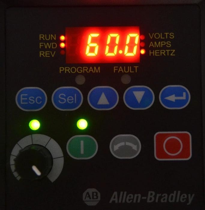 Allen-Bradley 22B-D017N104 PowerFlex 40 10 HP Ser. A Tested Good FRN:6.02