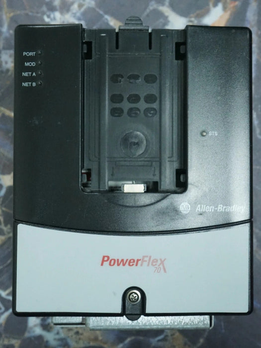 Allen-Bradley PowerFlex 70 1HP 20AD2P1A3AYNANG0 480VAC FRN:3.003 Tested