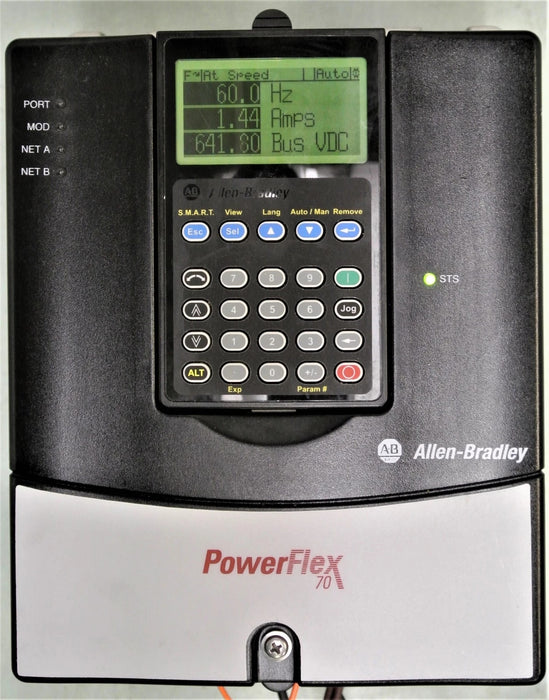 Allen-Bradley 20AD5P0A3AYNNNC0 PowerFlex 70 Low Run Hours 3HP
