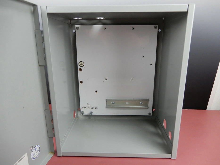 HOFFMAN A14N128 Small Type 1 Enclosure 14.00x12.00x8.00 Steel Gray*