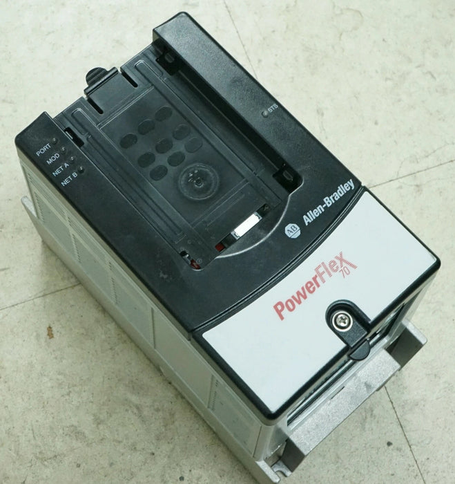 Allen-Bradley 20AD2P1A0AYNNNC0 PowerFlex 70 1 HP 480 VAC FRN 5.001 Tested Good