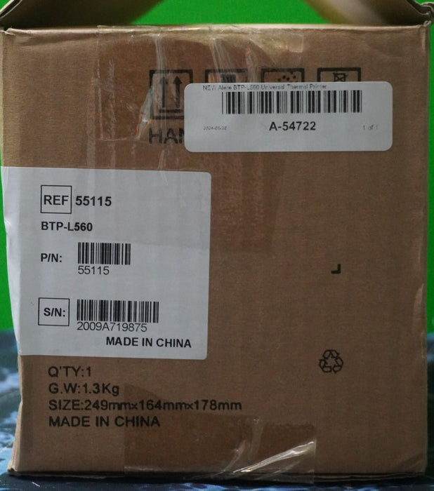 Open Box Alere BTP-L560 Universal Thermal Printer