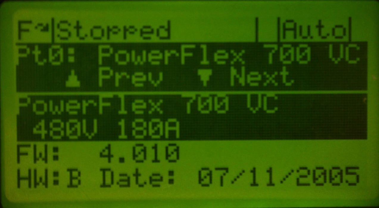 Allen-Bradley 20BD180A2ANNAND0 PowerFlex 700 150HP Series B LOW HOURS Drive VFD