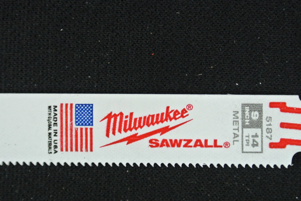 WWP Milwaukee 5187 9 in. x 14 TPI Thin Kerf Sawzall Blade (1 piece)