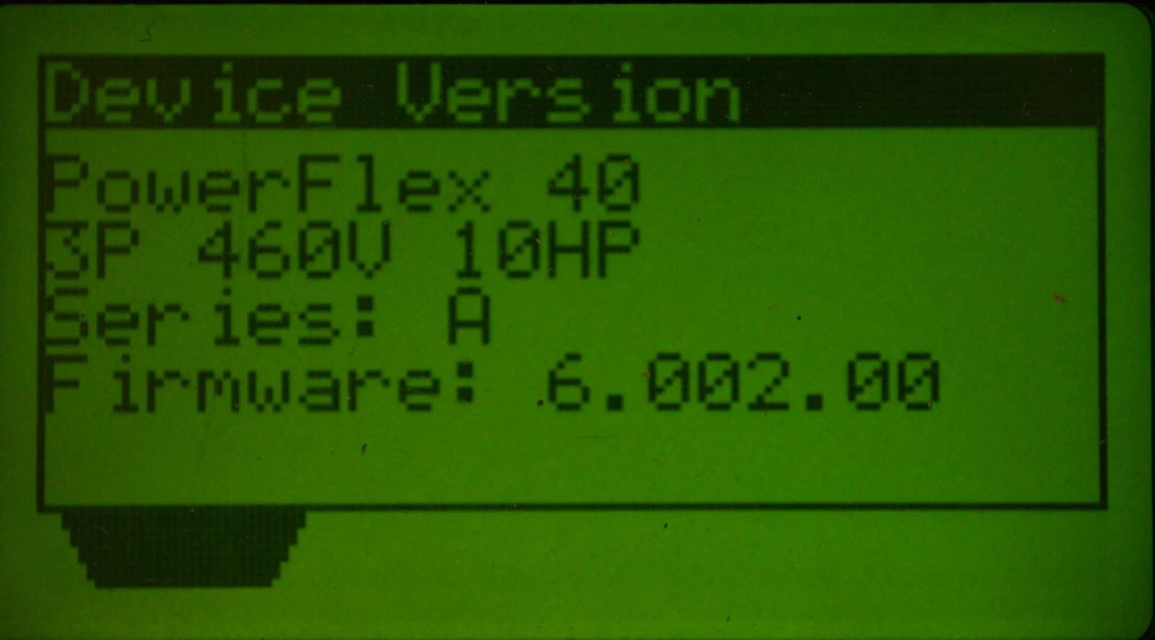 Allen-Bradley 22B-D017N104 PowerFlex 40 10 HP Ser. A Tested Good FRN:6.02