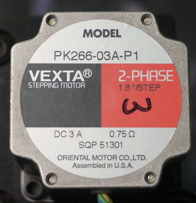 Velmex MN10-0100-E01-21 Linear Stage w/ Vexta PK266-03A-P1 Stepper Motor