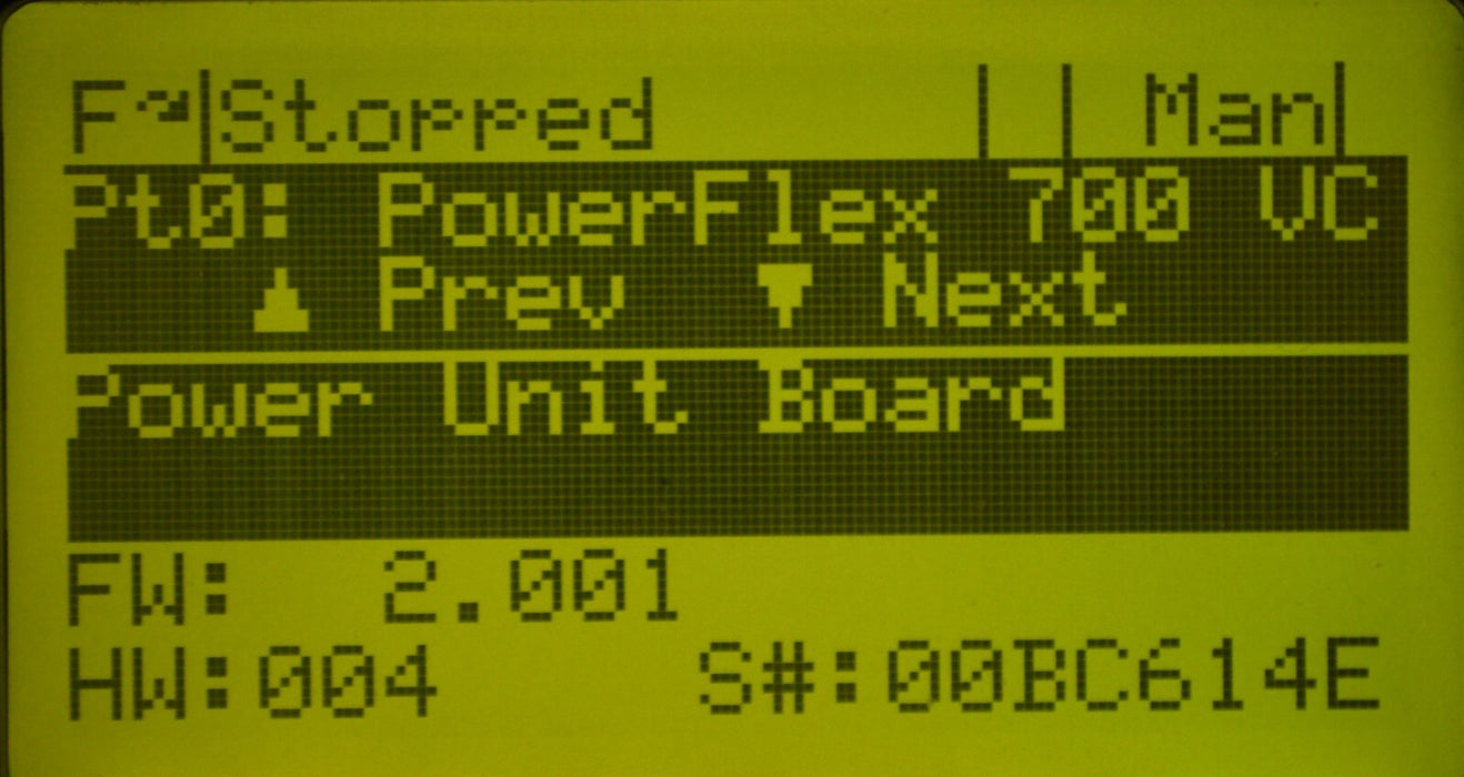 Allen-Bradley 20BD034A0AYNAND0 PowerFlex 700 25HP 480VAC Tested Good FRN:4.006