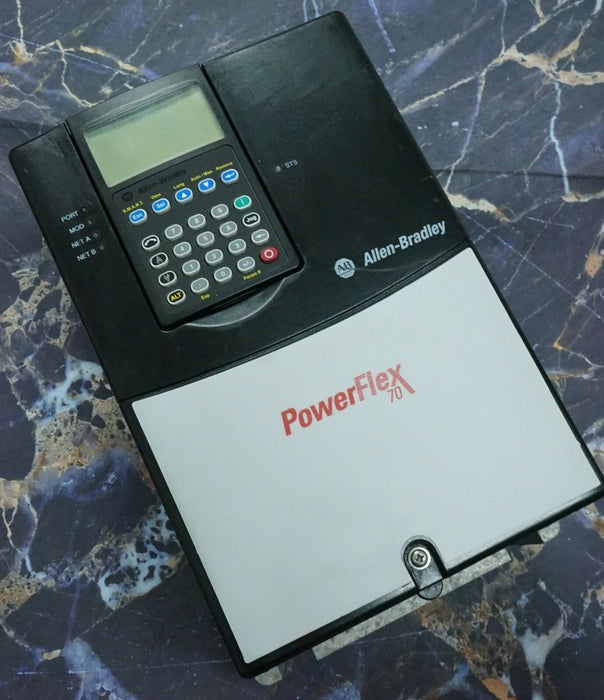 Allen-Bradley 20AD014A3AYNANC0 PowerFlex 70 10HP 480 VAC FRN:2.001 Tested Good
