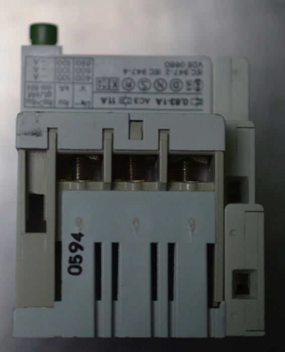 (1) Allen Bradley 140-MN-0100 0.63-1 Amp Motor Circuit Protector Breaker
