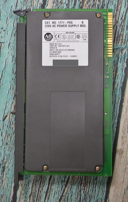 1771-P6S /B Allen Bradley Power Supply 220VAC Input 8amp output