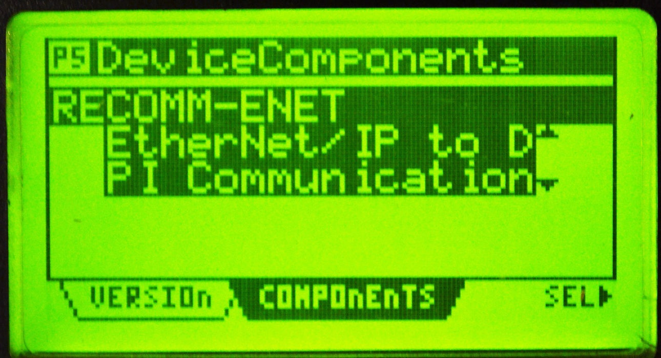 Reliance Electric RECOMM-ENET  Ethernet / IP Communications Module - Tested Good