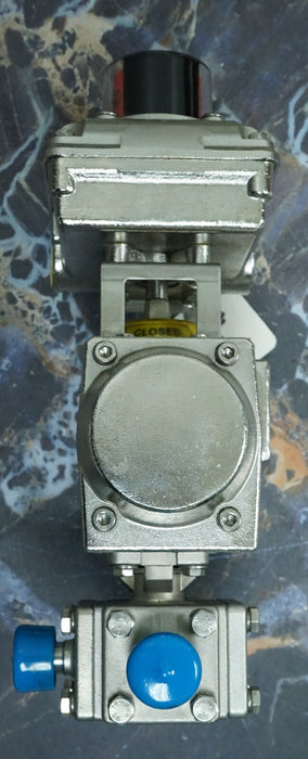 Tru-Flo EA-407-SN-CV-T-.5”-MT-16-SR4-SS-QMS41-2AL-SS 3 Way Valve Assembly*