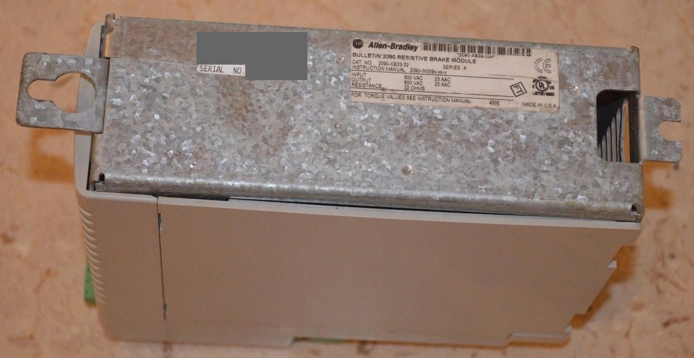 Allen Bradley 2090-XB33-32 KINETIX 6000 Resistive Brake Module, 33A, 32 OHM
