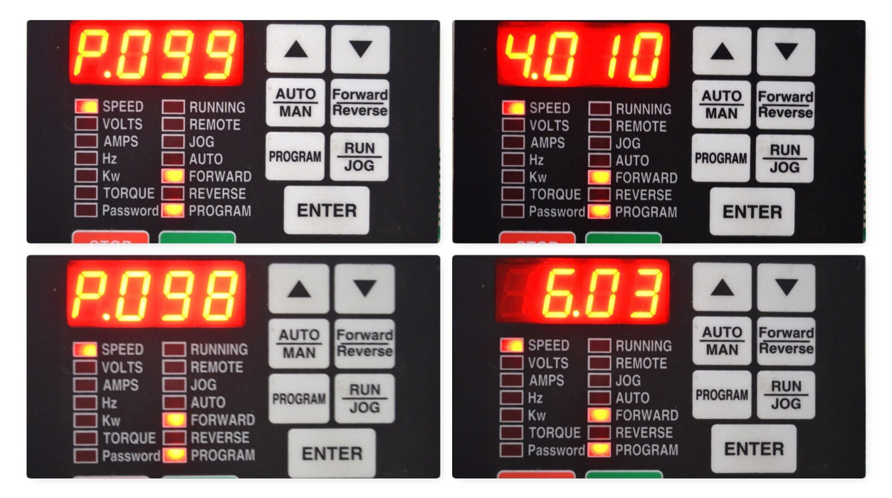 Reliance Electric 10V4160 GV3000/SE 10HP Drive Tested Good FRN:6.03 Tested Good