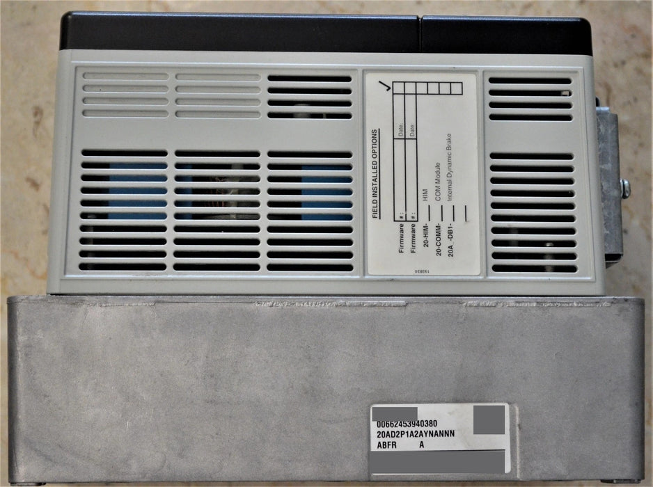 Allen-Bradley PowerFlex 70 1 HP 20AD2P1A2AYNANNN 480VAC FRN: 2.005 Tested Good*