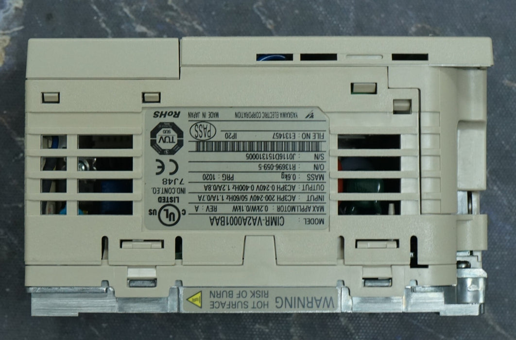 Yaskawa CIMR-VA2A0001BAA V1000 Variable Frequency Drive Tested Good FRN:1020 QTY