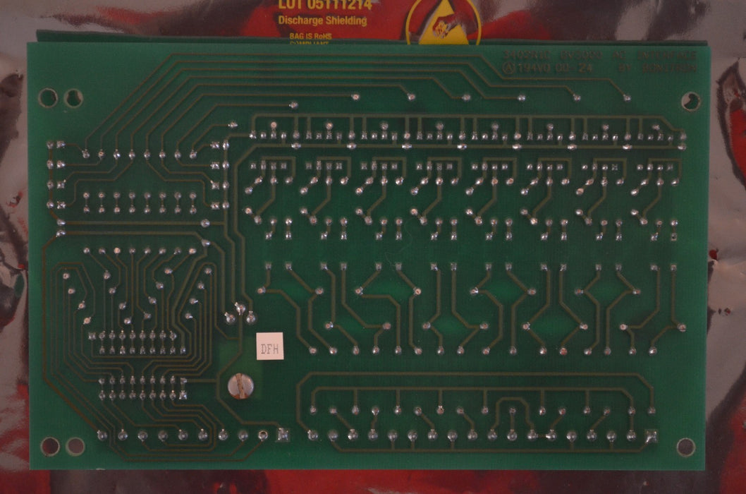 Reliance Bonitron 3402R1C 115V Interface Card For GV3000