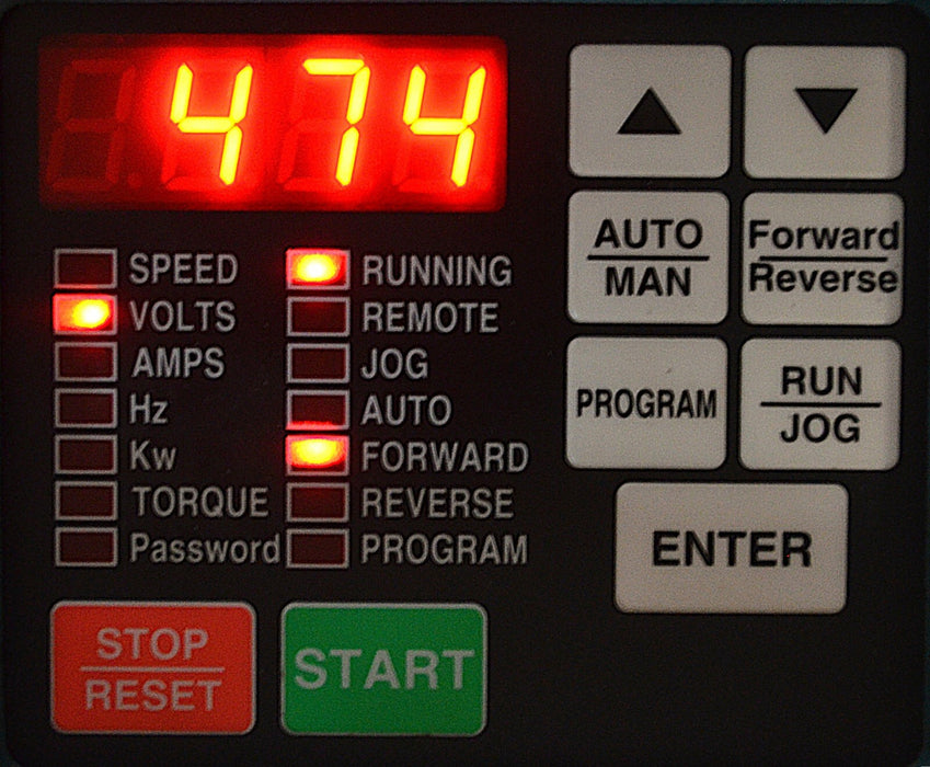Low Run Time Reliance Electric GV3000/SE 7.5 HP 7V4160 FRN: 6.09 AC Drive Tested