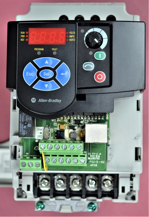 Allen-Bradley 22F-D6P0N103 PowerFlex 4M 3HP FRN 2.02 Tested Good Broke Mtg Foot
