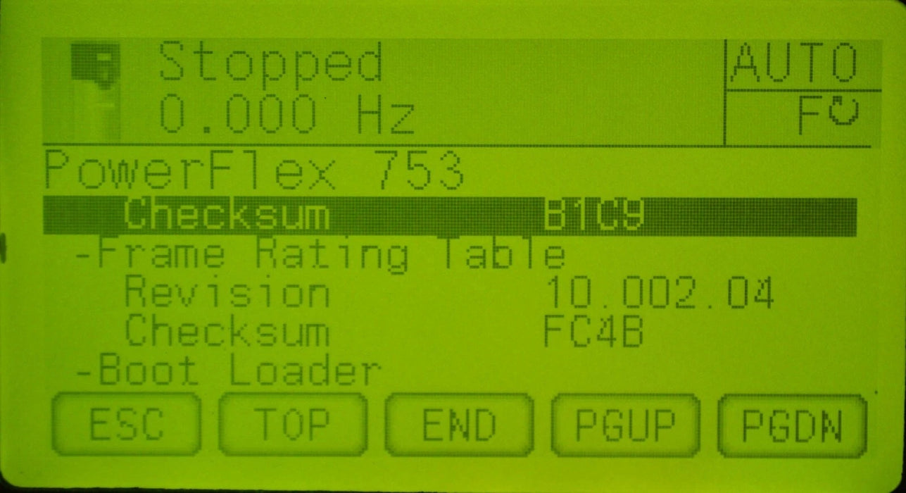 Allen-Bradley PowerFlex 753 20F11ND027AA0NNNNN 20HP 480 VAC FRN:11.001