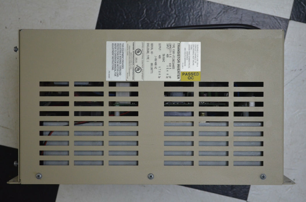 Toshiba Transistor Inverter E3 Var.Torque, Adj Speed Cat# VT130E3U4055 Tested