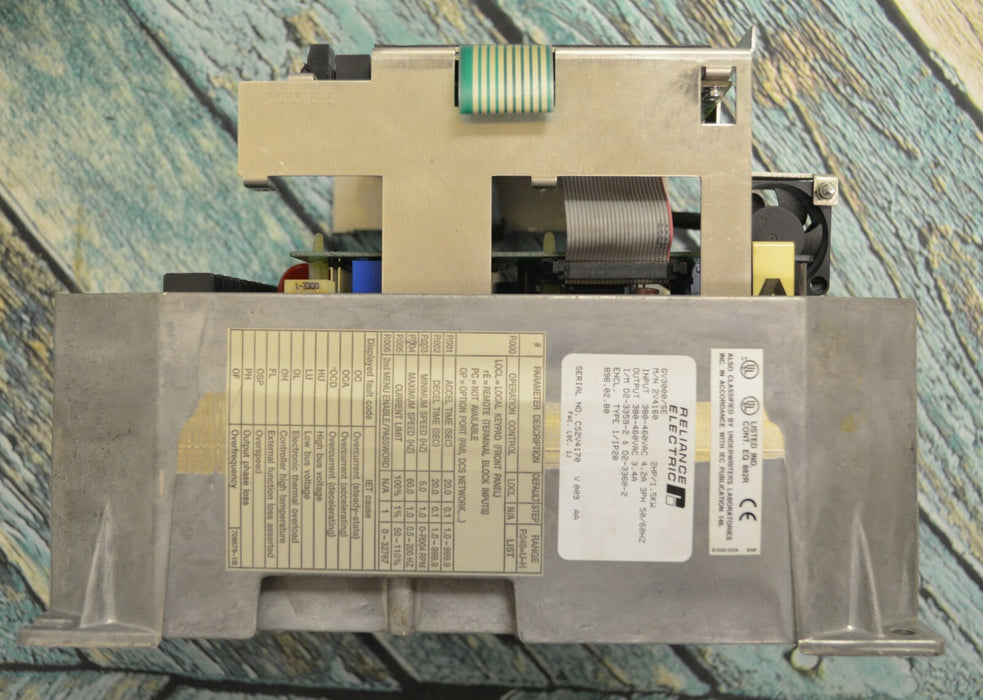 Reliance Electric GV3000 2V4160 SE Vector 2 HP V. 6.01 Inverter Drive Tested*